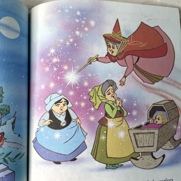Walt Disney Sleeping Beauty Little Golden Book 1986  Childrens Story Book u - Picture 7 of 7
